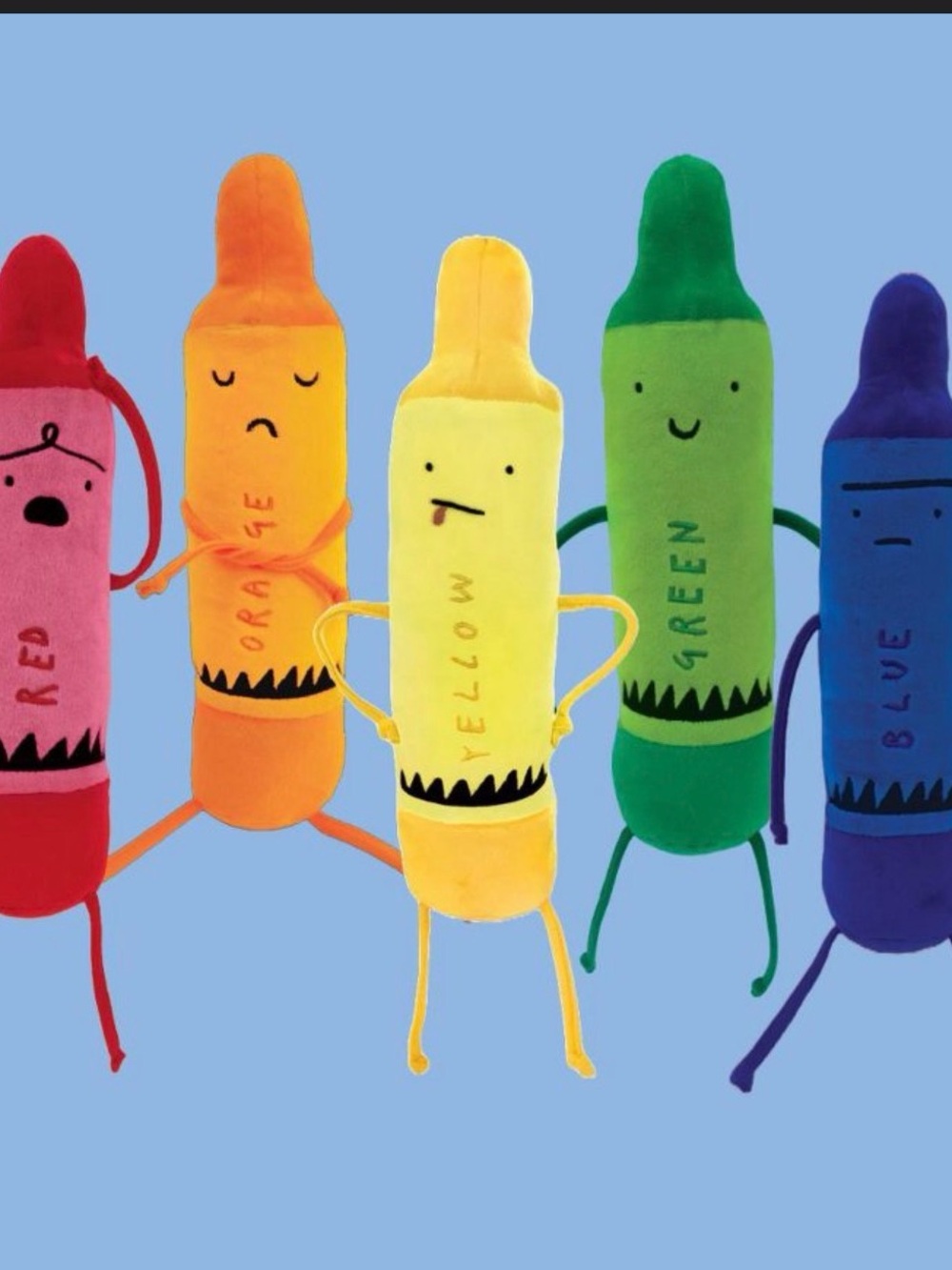 MerryMakers The Day The Crayons Quit 1 Each 5
Colors 12" Plush (NO BOOK) - Picture 2 of 5